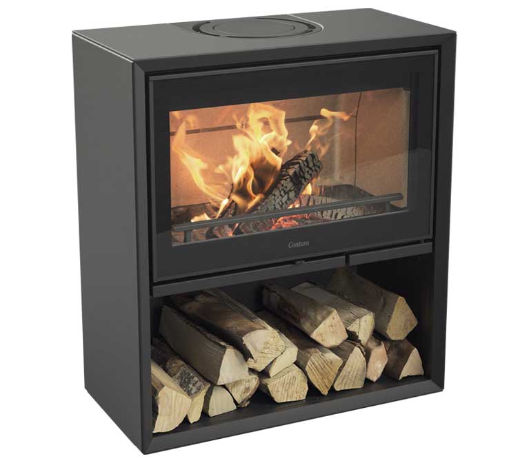 Wood burning stove Contura 310G - Glass door