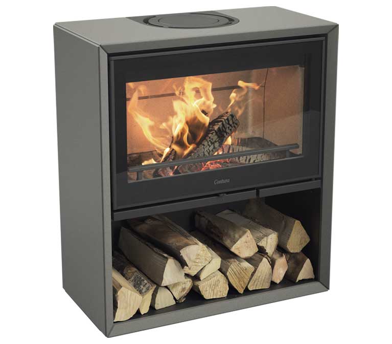 Artstone stove Contura 320AG - Glas door